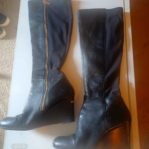 Micheal kors tall wedge boots